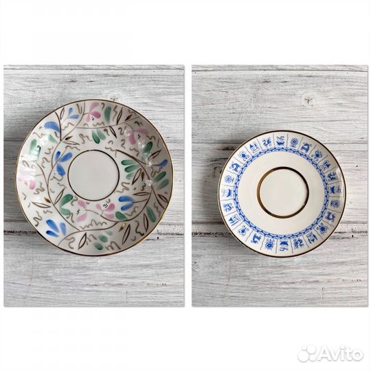 Кофейное и чайное блюдце лфз