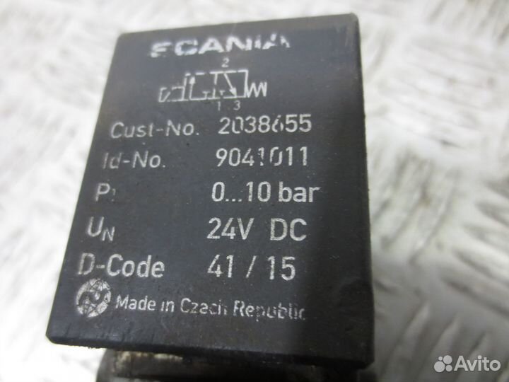 Электормагнитный клапан Scania 2038655