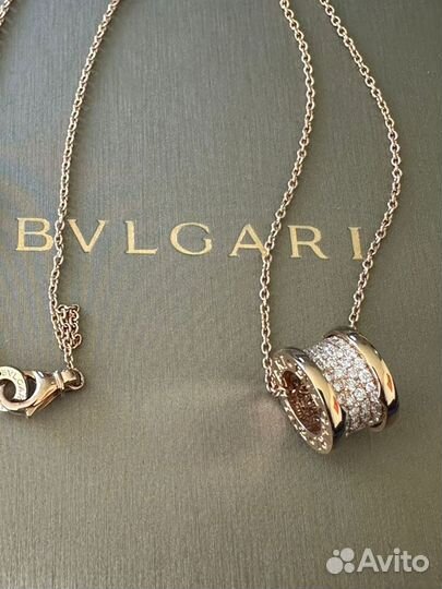 Золотое колье Bvlgari B.zero