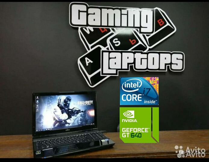Мощный бу ноутбук i7 / 8Gb / GT640M