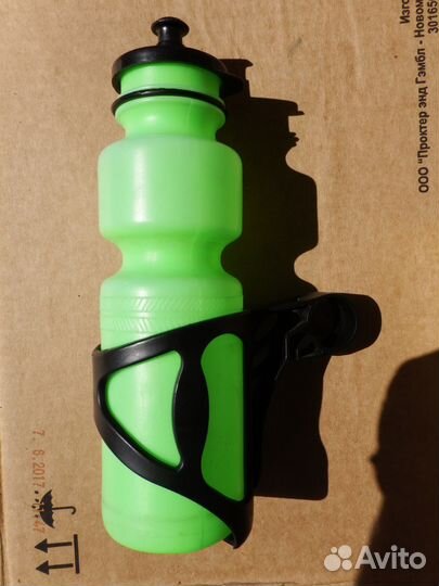 Фляжка велосипедная и держатель для фляги