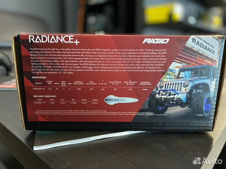 Светодиодная фара rigid Radiance Plus 10