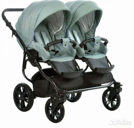 Коляска для двойни 2 в 1 indigo duo