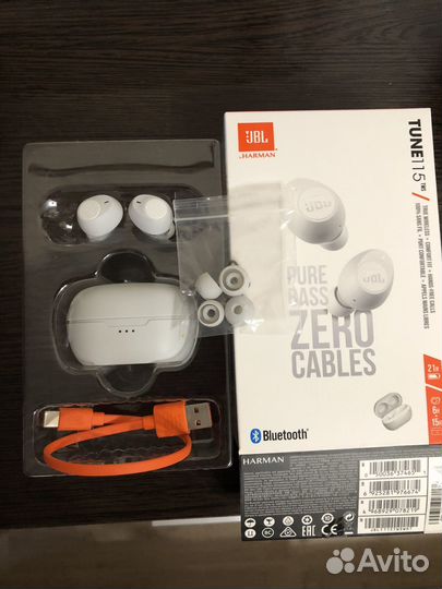 Беспроводные наушники jbl tune 115 tws