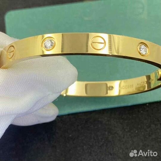 Браслет Cartier Love из желтого золота 0,35ct