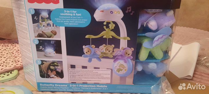 Мобиль на кроватку fisher price