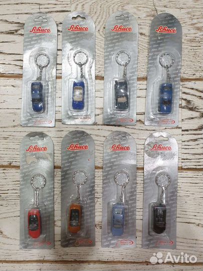 1/87 Schuco брелоки Mercedes, Porsche, Audi