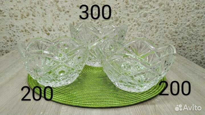 Хрустальная посуда СССР