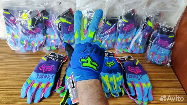 Мото перчатки FOX