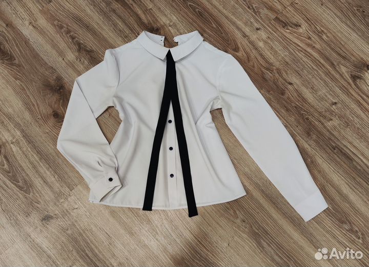 Блузка белая школьная 146