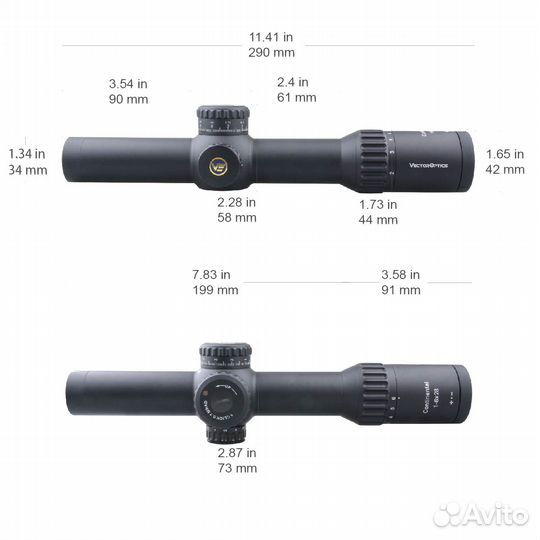 Vector Optics Continental 1-6х28 tactical