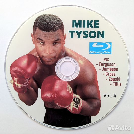 Майк Тайсон коллекция боев на Blu-Ray дисках. Бокс