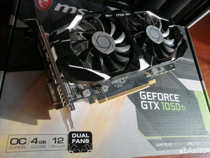 MSI GTX 1050 Ti OC