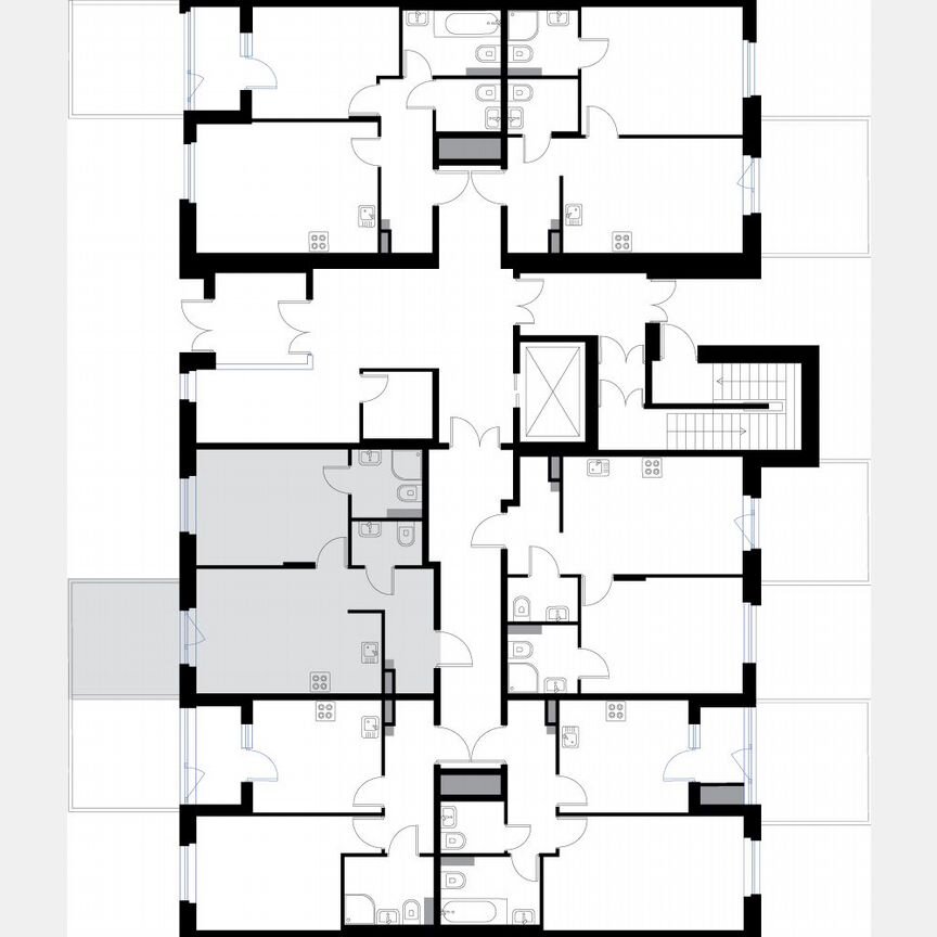 1-к. квартира, 41,5 м², 1/3 эт.