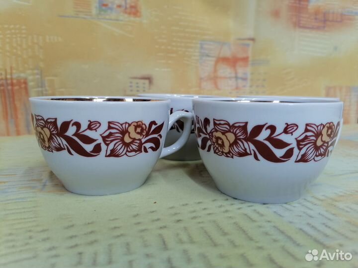 Фарфоровые чашки СССР