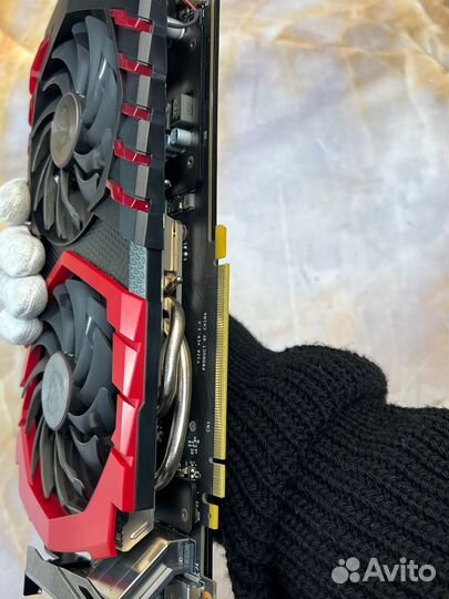 Видеокарта MSI GeForce GTX 1060 gaming X+ 6gb