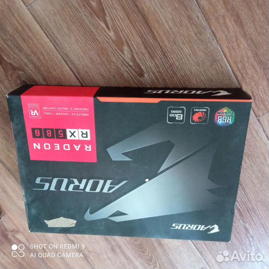 Видеокарта aorus Radeon RX580 8G