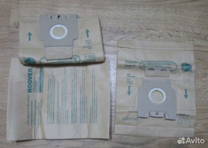 Мешки бумажные и синтетические для пылесосов