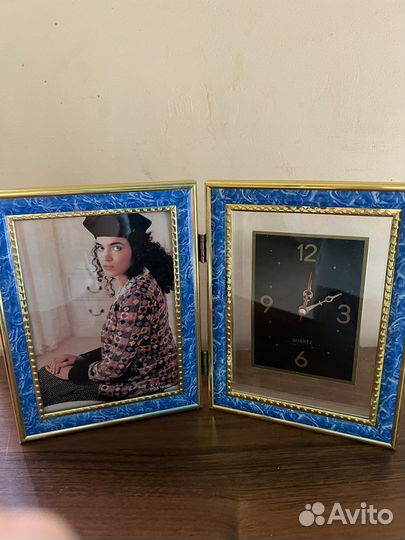 Фоторамка с часами