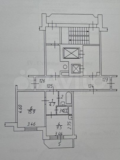 1-к. квартира, 34,4 м², 15/17 эт.