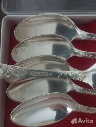 Чайные ложки из мельхиора СССР