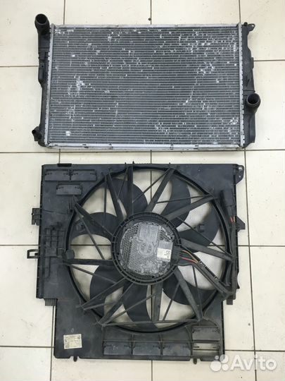 Радиатор вентилятор двс BMW F25 F26 X3 X4 30d 35d