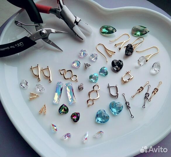 Серьги с оригинальными Кристаллами Swarovski