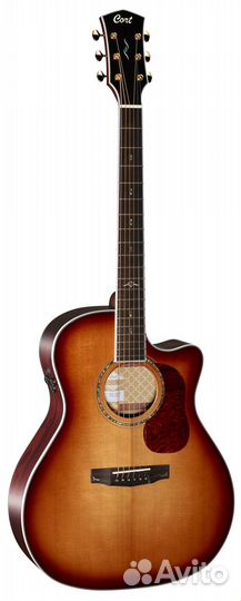 Электроакустическая гитара Cort Gold-A8-wcase-LB