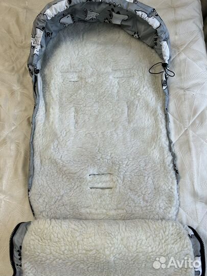 Зимний конверт в коляску