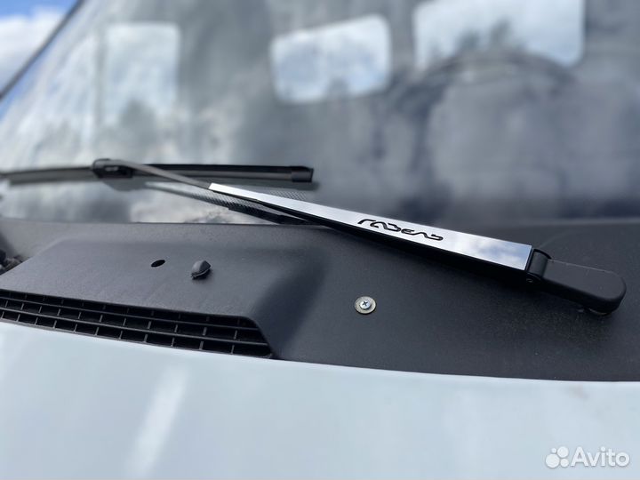 Накладки на дворники нержавейка газель N Б