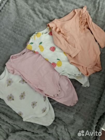 Вещи пакетом для девочки р 74 80