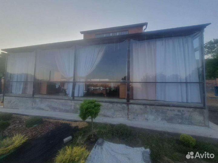 Мягкие окна для беседок террас и веранд