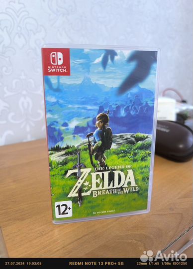 The Legend of Zelda: Breath of the Wild - картридж