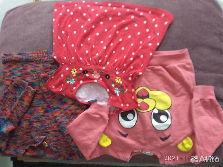 Вещи пакетом на девочку до 2 лет