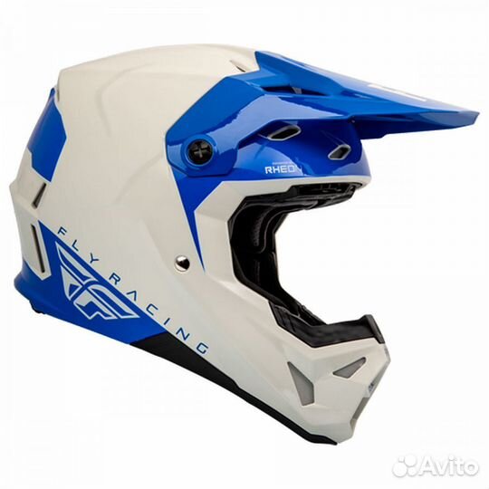 Шлем FLY racing formula CP Slant V23 Cеро-синий