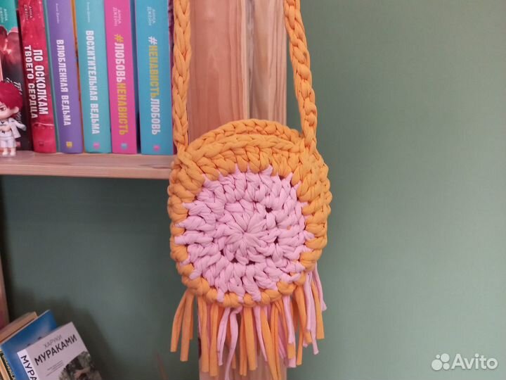 Сумка из трикотажной пряжи