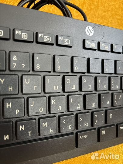 Клавиатура HP kbar211 рабочая черная
