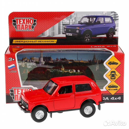 Модель ваз 2121 Нива красная