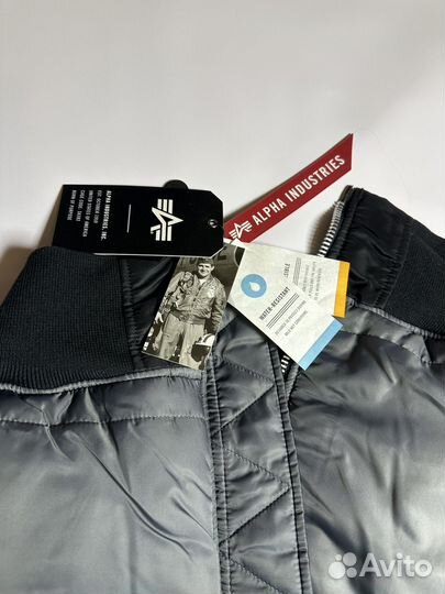 Бомбер alpha industries ma 1 утепленный