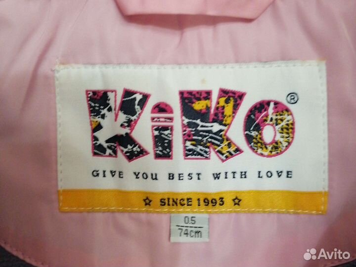 Комплект зимний для девочки kiko 74-86