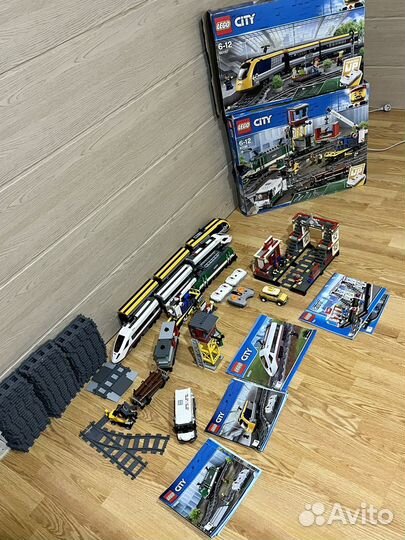 Lego city поезда лего сити железная дорога