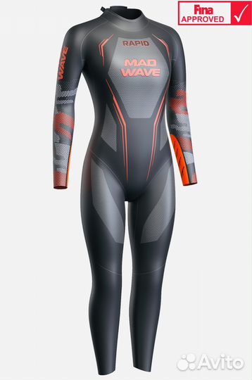 Гидрокостюм для открытой воды,свимран Mad Wave