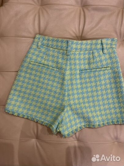 Твидовые шорты Zara