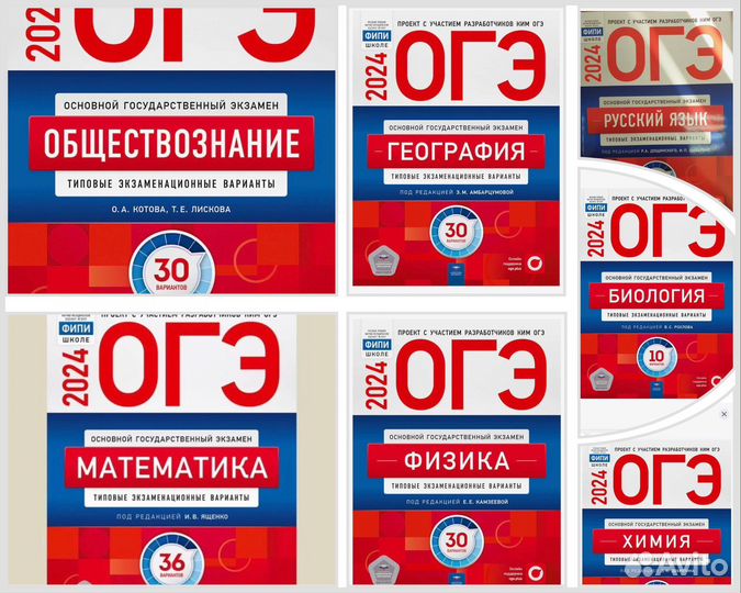 Вариант огэ 2024 фипи