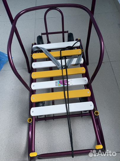 Санки на больших колесах