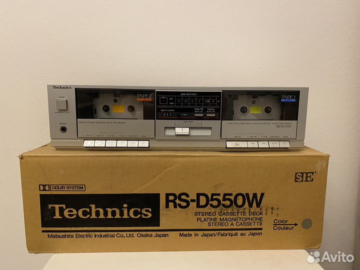 Двухкассетная дека Technics RS-D550W