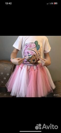 Юбка из фатина р.110/116