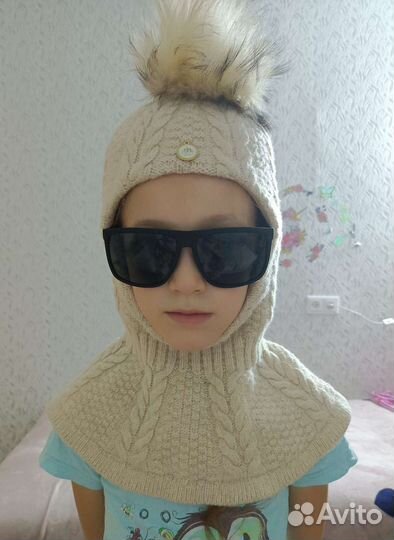 Шапка-шлем Котик