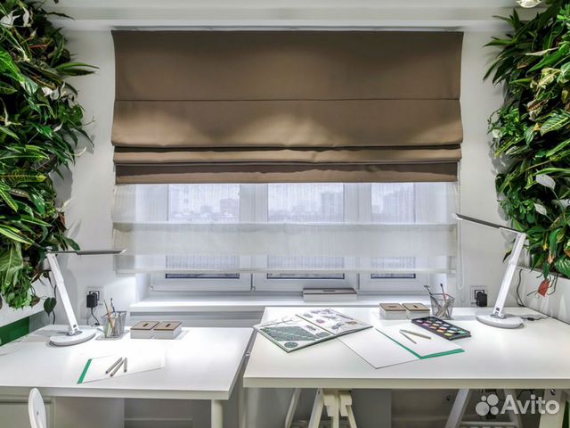 Двойная римская штора