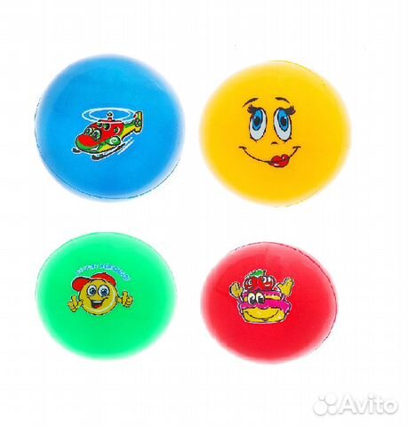 Мяч детский 9 см, цвета микс